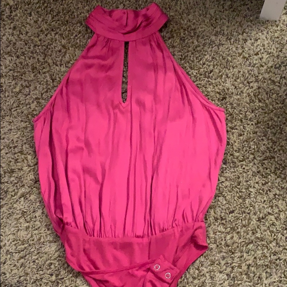 F21 Halter/Keyhole body suit